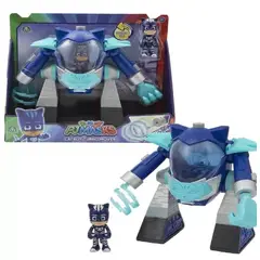 PJ MASKS - Pj Mask Heroes En Pijama Vehículo Turbo Mover Cat Boy Luces