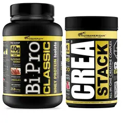 MEGAPLEX - Combo Proteina Bipro Classic Chocolate 2 lb+Creatina Crea Stack 1.3 LB