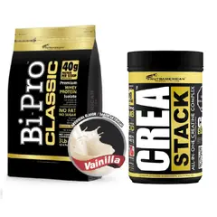 MEGAPLEX - Combo Proteina Bipro Classic Vainilla 3 lb+Creatina Crea Stack 1.3 LB