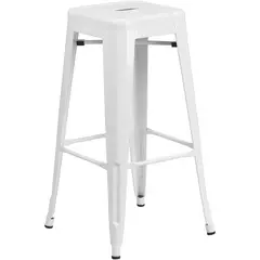 MOBLIHOUSE - Butaco Alto Para Barra Metalico Mate Retro