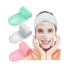GENERICO - Balaca Toalla Diadema Maquillaje Spa Skin Care Limpieza