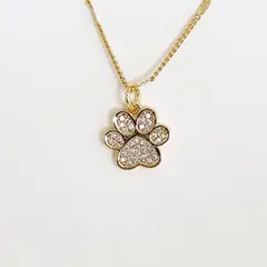 RAVEL - Cadena dije huella con circones brillantes RAVEL_.