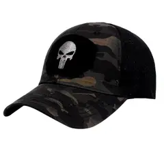 COMPRALOENCASA COM - Gorra Calavera Ajustable Cachucha Con Velcro Para Parches GTC01