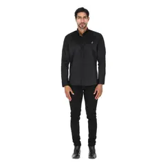 LA CHAQUETERIA - Camisa en Algodón 100% LCC2302 Negro