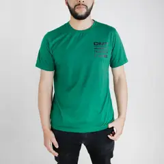 L Y H - Camiseta Para Hombre Verde Marca L&H