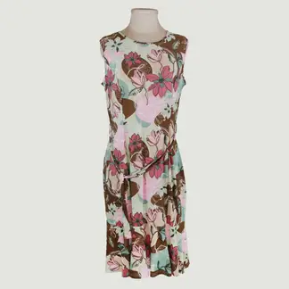 L Y H - Vestido Para Mujer Sin Manga Café Marca L&H