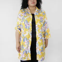 L Y H - Bluson Para Mujer Manga 34 Amarillo Marca L&H