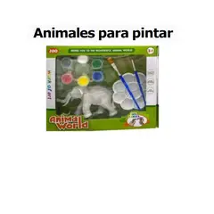 TITAN TOYS - ANIMALES PARA PINTAR JUEGO DIDACTICO PARA +3 AÑOS