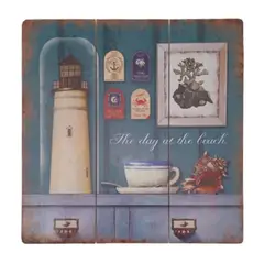 MOBLIHOUSE - Retablo 40×40 Faro Beige