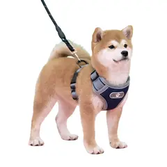 GENERICO - Arnés Razas Medianas y Grandes Chaleco Reflectivo Azul Oscuro XL