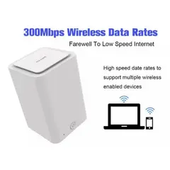 GENERICO - Repetidor Amplificador De Señal Wifi Router 300mbps Portable