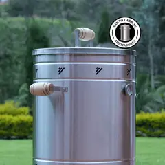 GENERICO - Combo Barril Ahumador Grande - 40 Libras