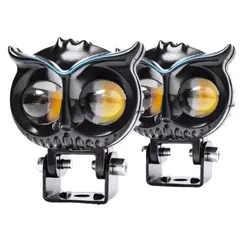 GENERICO - 2 Exploradoras Bhuo Led Bicolor Potente Alta Gama Carro Moto
