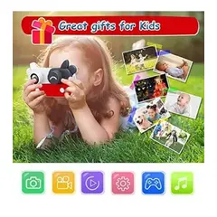 GENERICO - Combo Camara Infantil Con Memoria 32g Diseño De Vaca