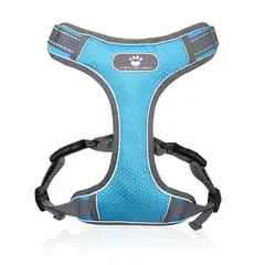 GENERICO - Chaleco Reflectivo Para Perro Color Azul Claro Talla M