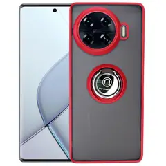 GENERICO - Funda Estuche AntiGolpes Mate Compatible Tecno Spark 20 Pro Plus Rojo