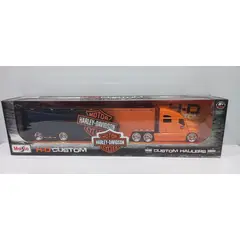 MAISTO - TRACTOMULA HARLEY DAVISON NARANJA NEGRA ESCALA 164…