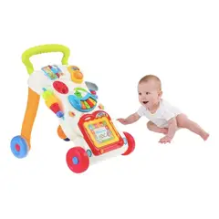 STALION - Andadera Musical Para Bebe Didáctica Tablero Mágico