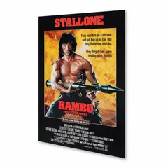 NEW PRINT - Póster Rambo First Blood Part 2 Película Afiche Impresión Fotográfica
