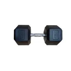 GENERICO - MANCUERNA HEXAGONAL ENCAUCHETADA 88 LBS / 40 KILOS