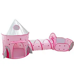 GENERICO - Carpa Camping Set Campamento Infantil Niña Tunel Pelotas