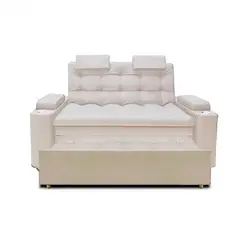MAGIC CLASS - SOFÁ CAMA DE LUJO ATENAS MICROFIBRA BLANCO
