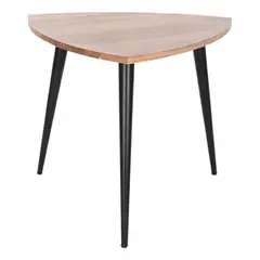 MOBLIHOUSE - Mesa De Comedor Ovalo De 90 Cm Roble