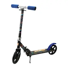ZOOM SPORT - Patineta Scooter Big Wheels Azul de 2 Ruedas - Zoom Sports_.
