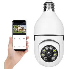 GENERICO - CAMARA DE SEGURIDAD 360 BOMBILLO APP TUYA 1080P WIFI