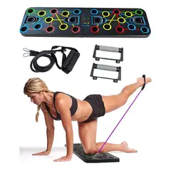 GENERICO - Tabla De Entrenamiento Push Para Flexiones Brazo Con Bandas