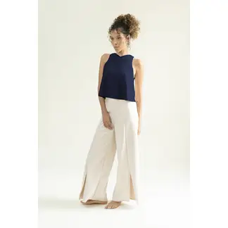 PURA - Top Cleo Azul Cobalto