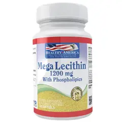 HEALTHY AMERICA - Mega Lecithin 1200mg 100 Cápsulas