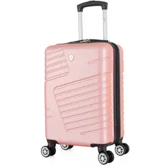 BIN COLOMBIA - Maleta De Viaje Expandible para Cabina de Mano 10kg Tamaño S Bin M006 Oro Rosa