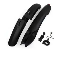 GENERICO - Guardabarros Bicicleta Mtb Delantero Y Trasero Con Luz 27 29