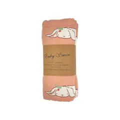 MUNDO BEBE - Cobertor Bebé Muselina De Algodón Niña