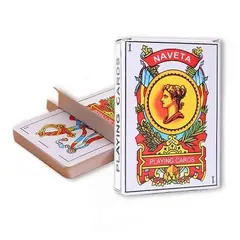 GENERICO - Set 2 Naipes Español Naveta Baraja 50 Cartas