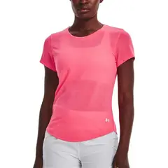 UNDER ARMOUR - Camiseta Under Armpur Streaker Mujer-Rosa