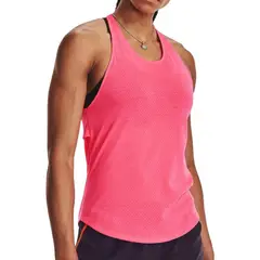 UNDER ARMOUR - Camiseta Esqueleto Streaker Mujer-Rosa