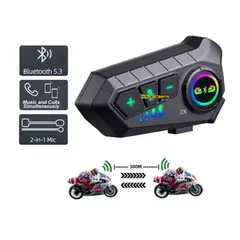 GENERICO - Intercomunicador Bluetooth Para Casco De Moto Y10 2x