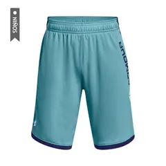UNDER ARMOUR - Pantaloneta Stunt 3.0 Niño-Azul