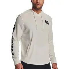 UNDER ARMOUR - Hoodie Project Rock Terry-Blanco