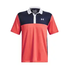 UNDER ARMOUR - Camiseta Polo Performance 3.0-Rojo