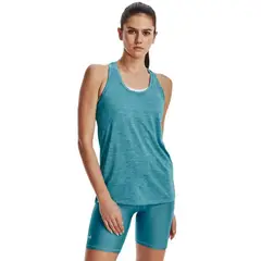 UNDER ARMOUR - Camiseta Esqueleto Tech Tank Mujer-Azul