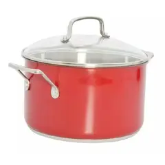 CUISINART - Olla Cubierta Roja 5.6 L