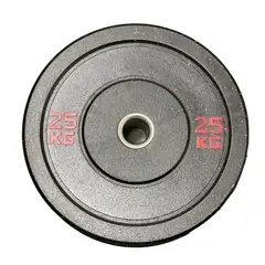 GENERICO - DISCO OLIMPICO CROSSFIT EN CAUCHO 25KG X UNIDAD