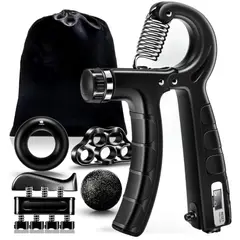 TECNOHOGAR JS - Pinza Ejercitador De Mano Muñeca Y Antebrazo Graduable