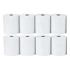 GENERICO - Rollos Papel Termico 58mm Impresoras Pos 30 Metros Pack X 8