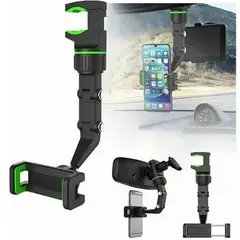 ONE PIXEL - Soporte Para Teléfono Con Soporte Espejo Retrovisor 360º Multiuso