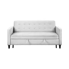 MAGIC CLASS - SOFÁ CAMA MODERNO ARAGON MICROFIBRA BLANCO