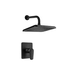 CORONA - Ducha Ultra Ahorradora Monocontrol Greta Pro SSB Mateblack